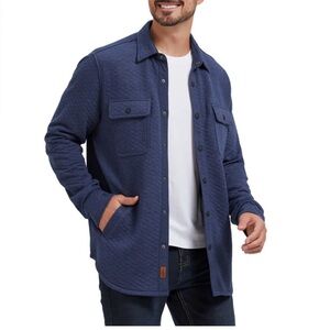 Cloudveil Quilted Jacquard Knit Shirt Jacket